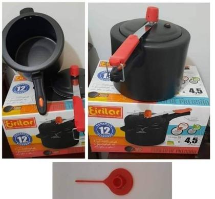 Imagem de Panela de Pressão Eirilar Antiaderente 4,5L - Preto 1227 (7449)