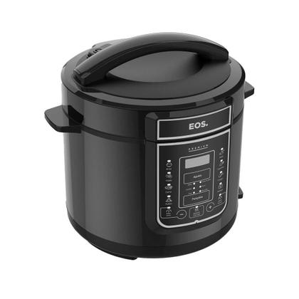Imagem de Panela de Pressão Elétrica 3 Litros EOS Multicooker Digital Inox Preto EPP30DP 220V