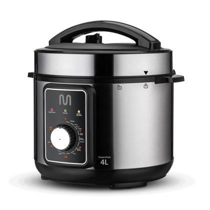 Imagem de Panela de Pressão Elétrica 4L 800W/220V Preta Multi - GO082