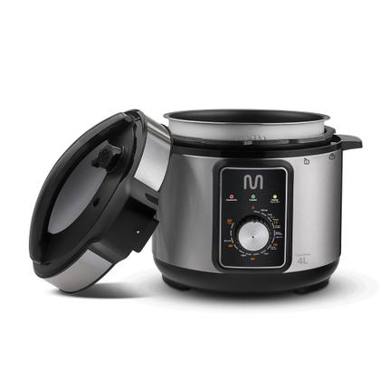 Imagem de Panela de Pressão Elétrica 4L 800W/220V Preta Multi - GO082