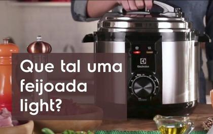 Imagem de Panela de Pressao Eletrica 5L Electrolux 900W Antiaderente Inox Preta 220V