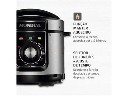 Imagem de Panela de Pressão Elétrica 5L Mondial Pratic Cook PE-48-5L-I
