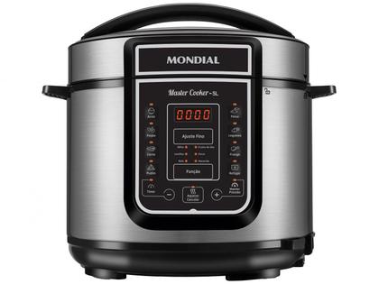 Panela de Pressão Elétrica Digital Mondial 5L 900W Digital Master Cooker PE-38