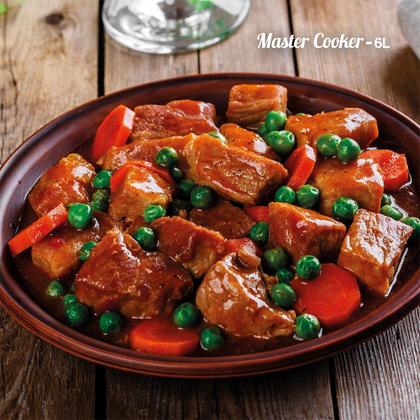 Imagem de Panela de Pressão Elétrica Digital Mondial Master Cooker PE-60-6L-I Preta/Inox - 220V
