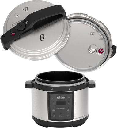 Imagem de Panela de Pressão Elétrica Digital Opan920 Oster 5L 9 Sistemas Inox