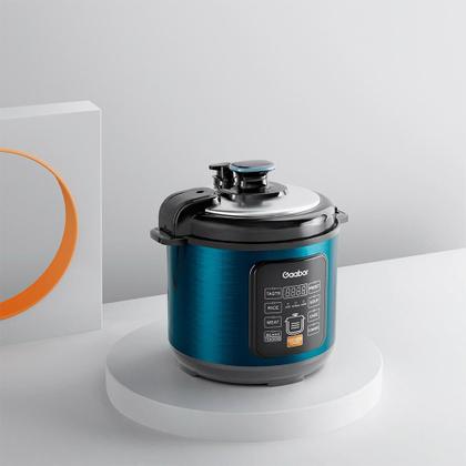Imagem de Panela De Pressão Elétrica Gaabor 6L 127V 1000W Azul