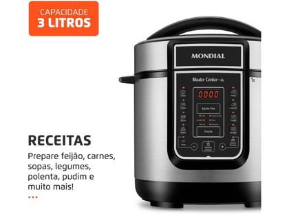 Imagem de Panela de Pressão Elétrica Mondial Digital Master Cooker PE-40