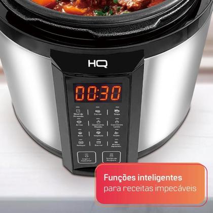 Imagem de Panela De Pressão Elétrica Multifuncional Digital HQ 6L Inox HQ-Y6DI 220V