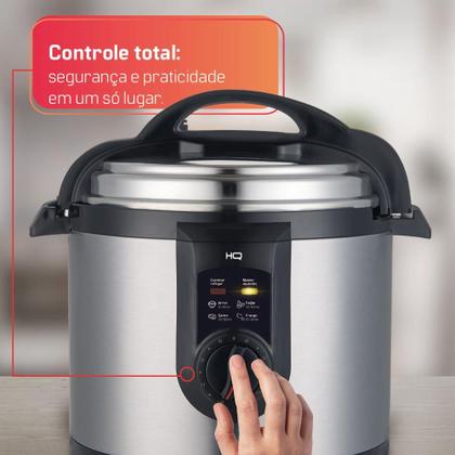 Imagem de Panela de Pressão Elétrica Multifuncional HQ 5 Litros Inox HQ-Y5MI