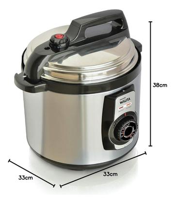 Imagem de Panela De Pressão Elétrica Walita Daily Philips Ri3103 Metal Cor Preto/Prata Frequência 60 Hz
