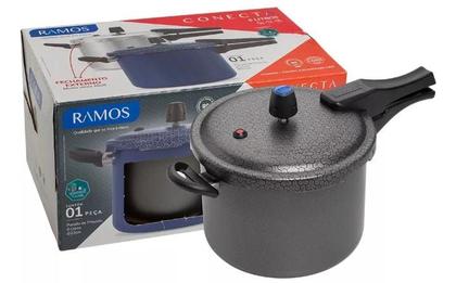 Imagem de Panela de Pressão fechamento externo Antiaderente 6 litros Ramos