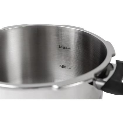 Imagem de Panela de Pressão Inox Brinox Ultra com Fundo Triplo 4 Litros Ø20 cm com 4 Dispostivos de Segurança