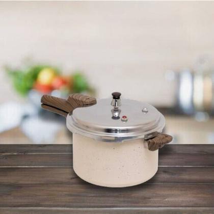 Imagem de Panela De Pressão Mimo Style Presscook 4,2L Indução Vitrocerâmico Inox Mármol - 10763 PP42M