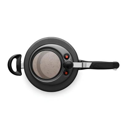 Imagem de Panela de pressão mta 4.5l antiaderente com visor de vidro na cor preta