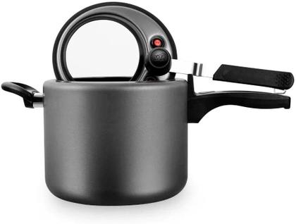 Imagem de Panela De Pressão MTA Antiaderente C/ Visor 4.5l Cor Grafite
