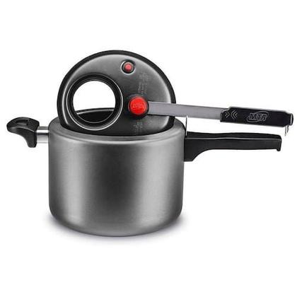 Imagem de Panela de pressao mta visor interno n.20/4,5l antiaderente grafite