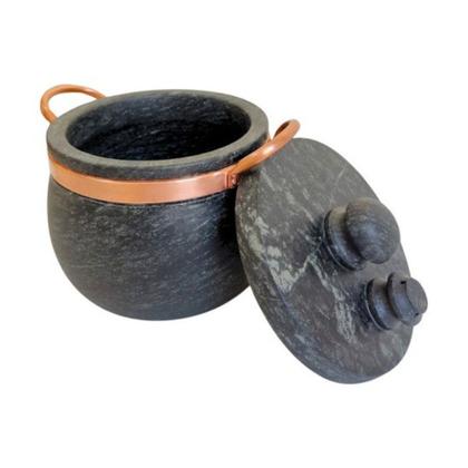 Imagem de Panela de Pressão Pedra Sabão Bojuda 4,0 Litros