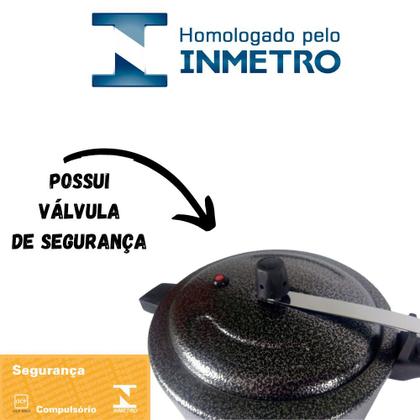 Imagem de Panela de Pressão Pequena Craqueada 2 litros - 2l - 2litros