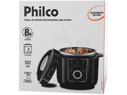 Imagem de Panela De Pressão Philco PPP02PI Inox Multifuncional 5L 110V