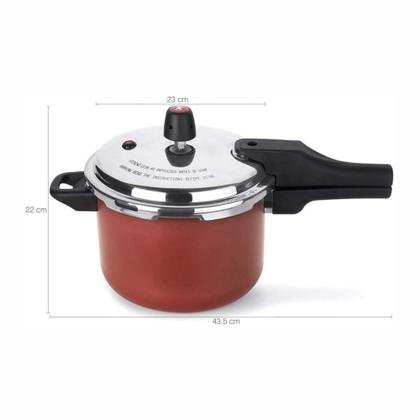 Imagem de Panela de pressão quartzo multiflon antiaderente 4,5l 