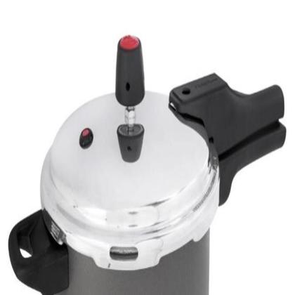 Imagem de Panela de Pressão Quartzo Preta 4.5L - MULTIFLON