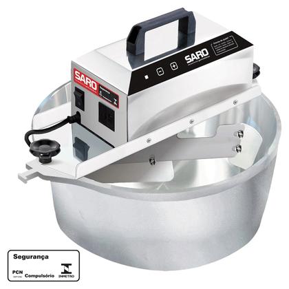 Imagem de Panela Elétrica Automática Misturador de Brigadeiro 10 Litros Bivolt Saro Prata