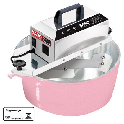 Imagem de Panela Elétrica Automática Misturador de Brigadeiro 10 Litros Bivolt Saro Rosa