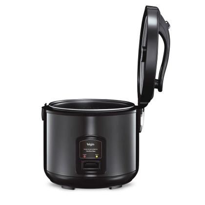 Imagem de Panela Elétrica de Arroz Visio Rice Glass 10 Xícaras 700W Preta com Tampa de Vidro e Acessórios 220V