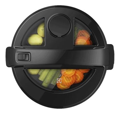 Imagem de Panela Elétrica Electrolux vapor arroz 3,5L 10 Xícaras 2 em 1 timer panela antiaderente tampa com visor transparente ERC30 preto por Rita Lobo