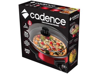 Imagem de Panela Elétrica Multifuncional Rouge 30cm 220V Vermelho Cadence