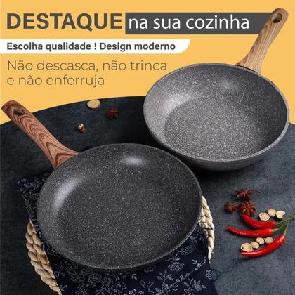 frigideira de indução pode ir no fogo Panela E Fogão A Gás Antiaderente De Cerâmica Reforçada Linha Premium - MALIBU/HOME GOODS/AMAR - Frigideira Option:Pack of 3 miami mint 💡Did you know that