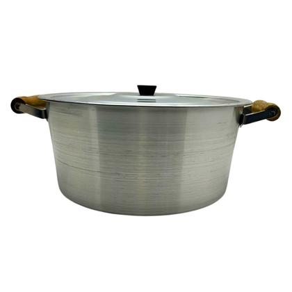 Imagem de Panela Grande Alumínio Reforçado Industrial 32cm