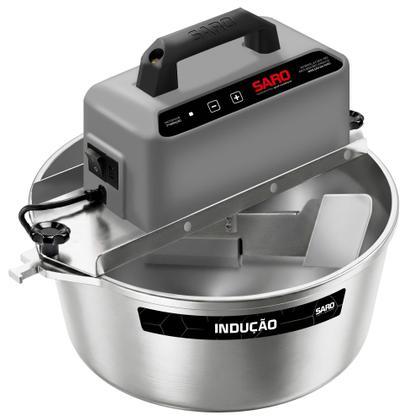 Imagem de Panela Misturadora de Indução Automática SARO G3 10 Litros Inox Bivolt