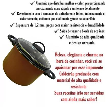 Imagem de Panela Multiuso Pipoqueira Cozinha A Vapor Antiaderente 3 Cuscuz 4 Em 1 RL de  4L