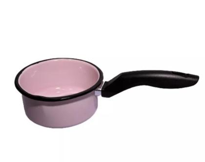 Imagem de Panela Papeiro Bico e tampa de vidro Linha Baby Esmaltado N14