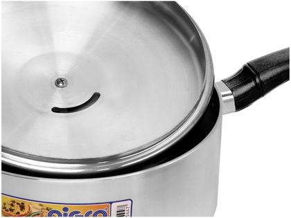Imagem de Panela Polida de Alumínio Nigro Eterna 24cm 5L com Tampa Resistente