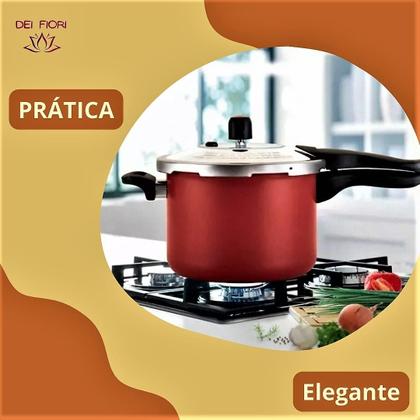 Imagem de Panela Pressão 4,5 L Premium Fechamento Externo Antiaderente Top Chef