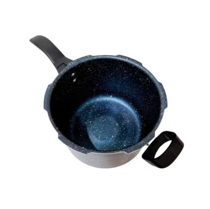 Imagem de Panela Pressão 4,5 Litros Fechamento Externo Antiaderente Teflon Varias Cores Cozimento Rapido