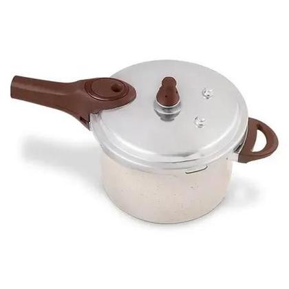 Imagem de Panela Pressão Brinox Pressure Indução 4,2 Litros Vanilla