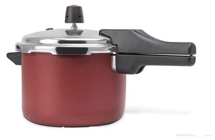 Imagem de Panela pressao quartzo vermelho 4,5lt - multiflon