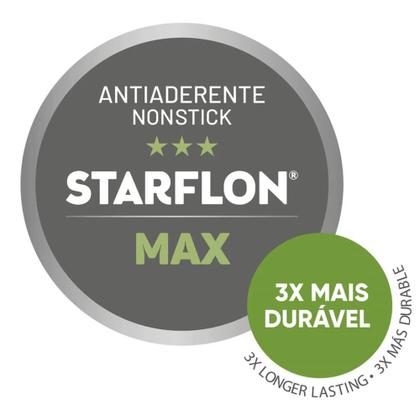 Imagem de Panela Turim com Revestimento Antiaderente Starflon Max Vermelha 18cm 2 Litros - 20262818 - TRAMONTINA