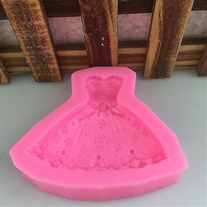 Imagem de Panelas de bolo moldam o novo molde de forma de vestido de noiva 2pcs