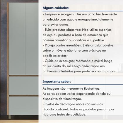 Imagem de Paneleiro 2 Portas 2 Gavetas 70Cm 100% Mdf Rainha