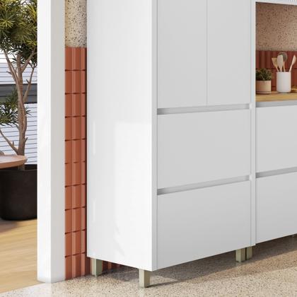 Imagem de Paneleiro 2 Portas 2 Gavetas 70Cm 100% Mdf Rainha