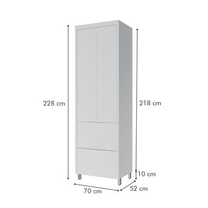 Imagem de Paneleiro 2 Portas 2 Gavetas Marquesa 70Cm  100% Mdf