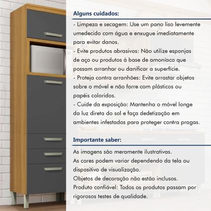 Imagem de Paneleiro 2 Portas 3 Gavetas Princesa 100% Mdf