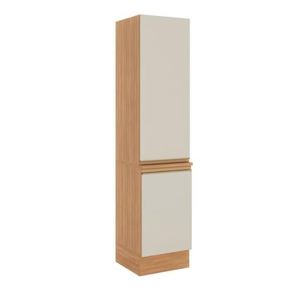 Imagem de Paneleiro 2 Portas 50cm Aroeira CabeCasa MadeiraOriginals Cinza/Sereno