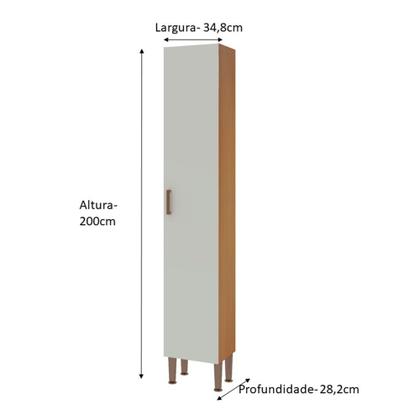 Imagem de Paneleiro 34,8cm 1 porta 1018 Linha Essência Genialflex