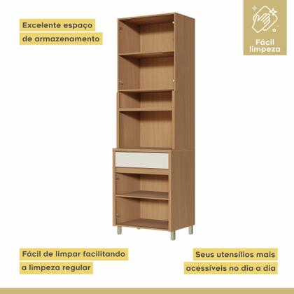 Imagem de Paneleiro 4 Portas 1 Gaveta Condessa 100% Mdf