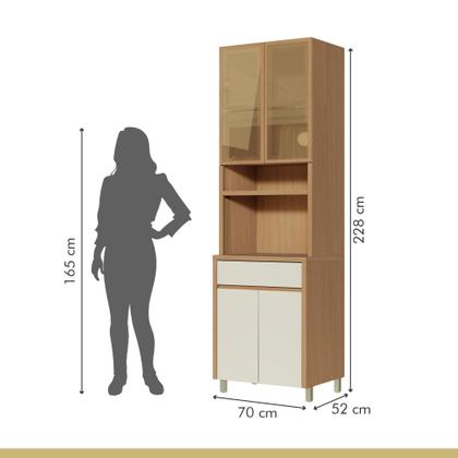 Imagem de Paneleiro 4 Portas 1 Gaveta Condessa 100% Mdf